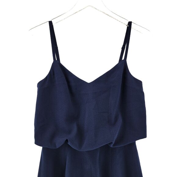 Dress The Population "Alondra Dress Midnight Blue" Midi Dress Size Medium NWT - Picture 8 of 13